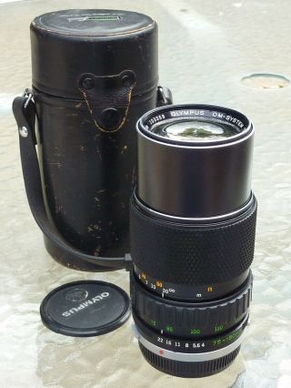 Vintage Olympus Om - System Zuiko 75 - 150mm F4.  0 Auto - Zoom Lens
