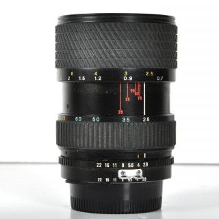 Vtg Tokina 28 - 70mm f2.  8 - 4.  3 Nikon Mount Zoom Lens Macro Ai - s Camera Lens w/ Box 3