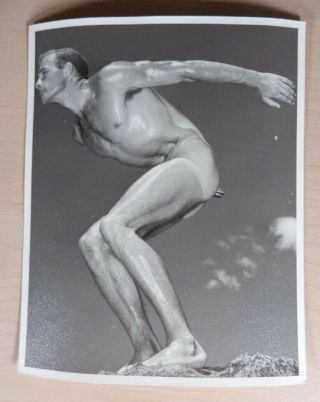 Vintage Male Nude,  Athletic Pose,  Physique Photography,  Beefcake,  Gay Interest