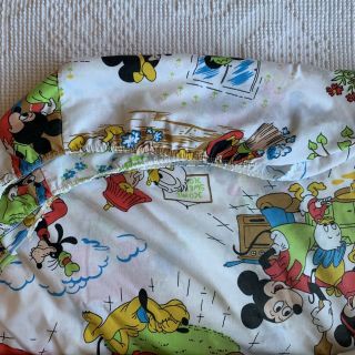 Disney Mickey Mouse Donald Duck Twin Sheet Set Vintage 70s 6