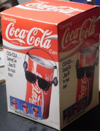 1989 Vintage Coca - Cola Dancing Can - Coke Collectibles - Vintage Coke