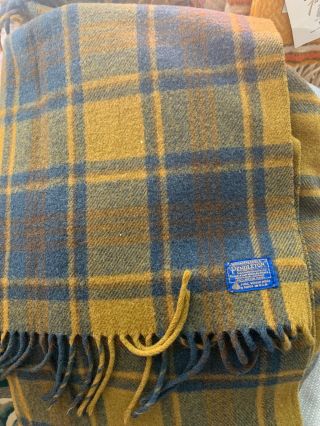 Pendleton 100 Virgin Wool Blanket 6ftx4ft Vintage? Woolen Mills Ship✅ 4