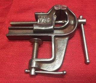 Vintage Littlestown Hardware & Foundry Co.  No.  1 Clamp - On Vise Lh & F Co.  Littco