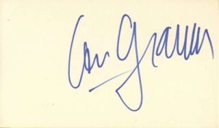 Foreigner Lou Gramm Signed Autographed 3x5 Vintage Album Page Beckett Bas