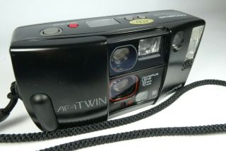 Old Vintage Olympus Af - 1 Twin 35mm Compact Film Camera Please Read