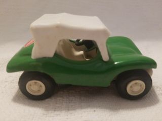 Vintage Green Dune Buggy 3 1/2 " Toy Car By Tonka 1970 