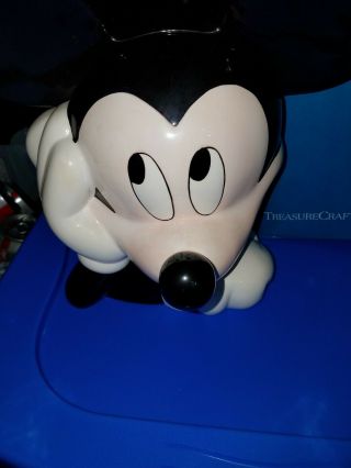 Vintage Disney Mickey Mouse Ceramic Cookie Jar 2