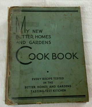 My Better Homes And Gardens Cookbook Vintage 1936 Silver Cover 3 Ring 14th Print