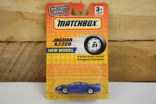 Vintage 1992 Matchbox Mb31 Jaguar Xj 220 1/64 Diecast