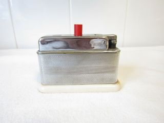 Vintage Barclay Chrome And Bakelite Table Top Lighter
