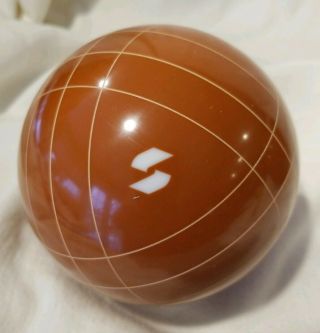 Vintage Bocce Ball Sportcraft Italy Caramel Color Replacement Ball