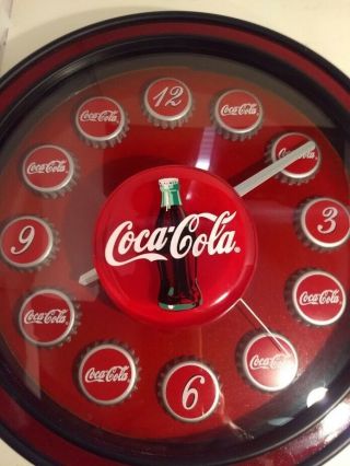 Coca Cola/coke Vintage Bottle Cap Wall Clock,  Great,