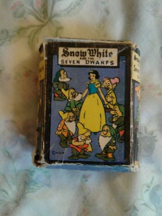 Vintage Disney Playing Cards With Boxes (snow White And The Seven Dwarfs) Wdp