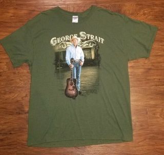 Vintage George Strait Strait To Vegas Concert Shirt & Hat Collectible Legend Htf