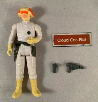 Vintage Star Wars - Kenner Cloud Car Pilot Figure - Complete - Esb - 1980