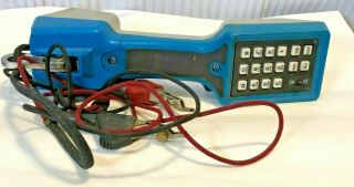 Vtg Gte Harris Dracon Telephone Lineman Handset/butt Set Tone/pulse Ts22