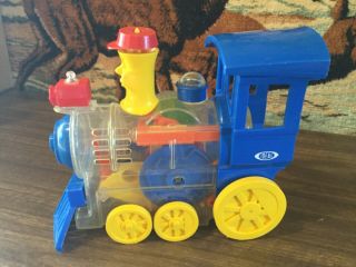 Ideal Vintage Collectible Wind Up See Through Train