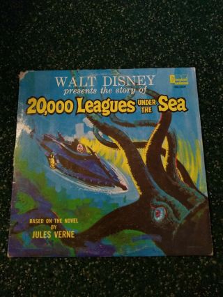 Vintage Disney Vinyl 20,  000 Leagues Under The Sea