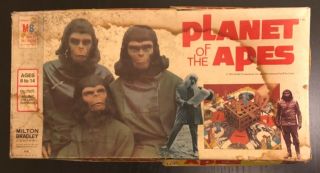 Vintage Planet Of The Apes Board Game1974 Milton Bradley Pota