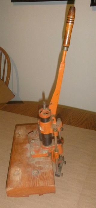 Vintage Reloading Tool Unknown Maker And Unsure Of Model Information