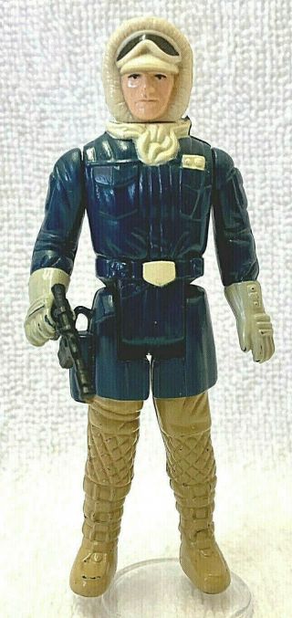 Star Wars Vintage Han Solo Hoth Figure.  In Displayed & Not Played
