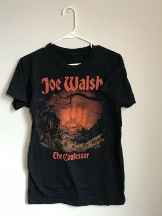 Vintage Joe Walsh T - Shirt The Confessor Tour 1985 S