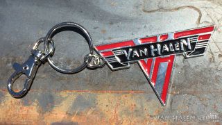 Van Halen Vintage Logo Metal Keychain - Official, 4