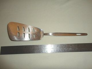 Vintage Stainless 18/8 Pacific Slotted Angled Blade Spatula 12 " Empire