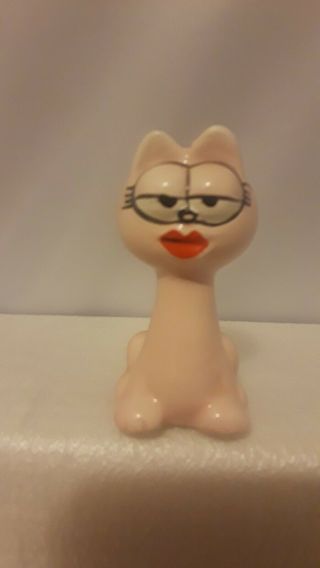 Vintage Garfield Cat ENESCO 1983 ARLENE Ceramic Figurine 2