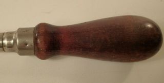 Vintage Yankee Spiral Ratchet Screwdriver Wooden Handle 4