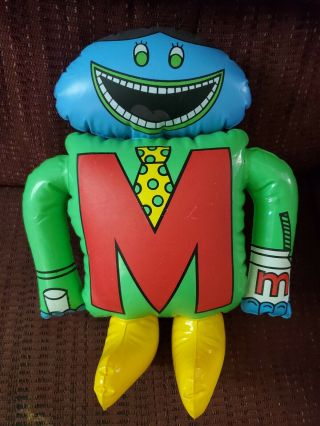 1988 Vintage Letter People Inflatable - M - No Leaks Style Blow Up Toy