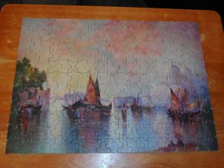 Vintage Jigsaw Puzzle - Jiggety Jig - Sunset On Grand Canal