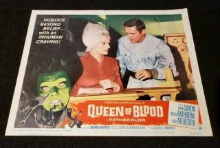 Queen Of Blood 1966 - Vintage 11x14 Color Lobby Card 1