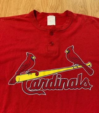 Vintage Majestic St.  Louis Cardinals Jersey T - Shirt Size Men’s 2xl Xxl