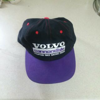 90s Volvo Mountain Bike Racing Team Cannondale Vintage Strapback Hat Cap