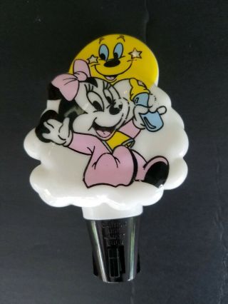 Vintage 1988 Disney Baby Minnie Mouse Plastic Ge Nightlight