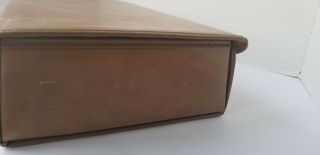 Vintage 8 Track Tape Holder Brown Carrying Case Storage HOLDS 24 1970’s 4