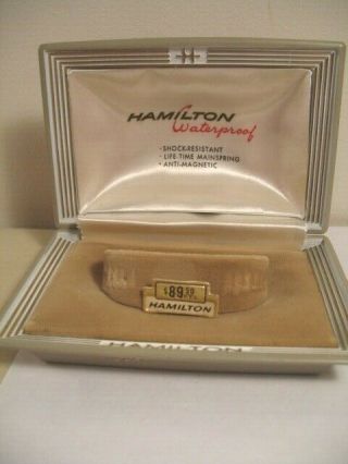 Vintage Hamilton Watch Box Only