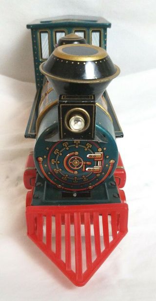 Vintage Western Tin Toy Train Japan Battery Operated Engine - 1960 ' s Modern Toys 3
