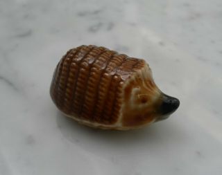 Vintage Wade Pottery Collectable Miniature Adorable Whimsie Hedgehog 3