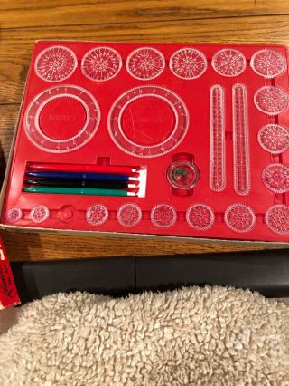 1967 Vintage Kenner ' s Spirograph 401 Drawing Set gears & instructions 5