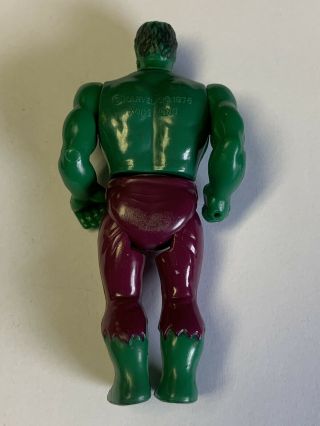 [Vintage] 1975 MEGO Pocket Heroes Marvel The Incredible Hulk 3.  75” Figure 3