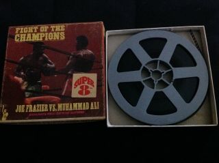 Fight Of The Champions Joe Frazier Vs Muhammad Ali Vintage 8mm Movie Film