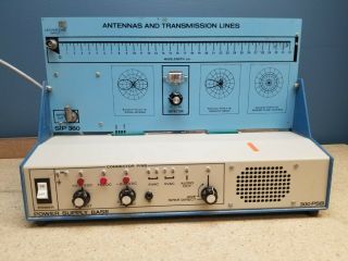 Science Instruments Antennas And Transmission Lines W/ 300 Psb Base Vintage