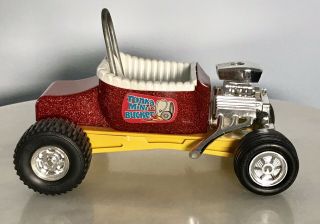 Vintage Tonka T’s Mini Bucket Roadster 1340 Red Metallic Dune Buggy 70s Toy Car