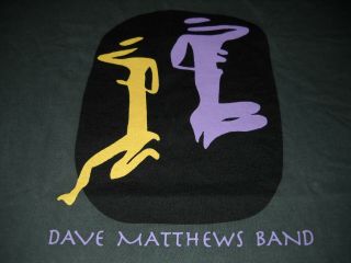Dave Matthews Band World Tour Vintage Concert Green T - Shirt - Xl - - Nr