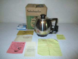 Vintage Saladmaster Jet - O - Matic Model 10 Automatic Coffee Maker