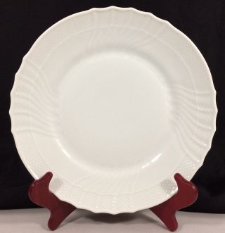 1 Vtg Richard Ginori Bianco White Vecchio Shape 10 3/8 " Dinner Plate Round