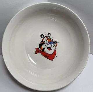 Vintage Kellogg Cereal Bowls Tony The Tiger Oversize 1999 Ceramic