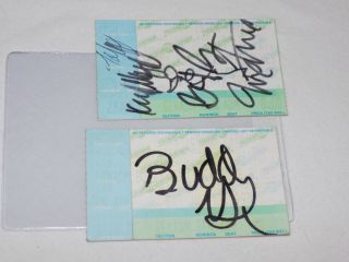 Vintage Buddy Guy Autographed Concert Ticket Stub Hand Signed 1997 Hof